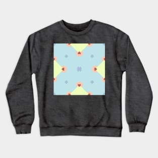 Pastel heart-flower seamless pattern Crewneck Sweatshirt